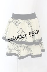 MILK / Swing Noteスカート  ベージュ O-25-04-30-2178-ML-SK-IG-OS