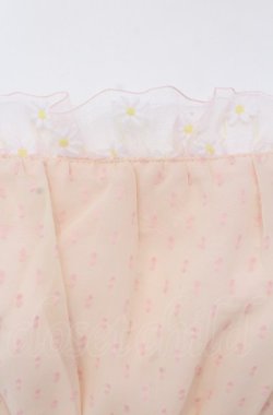 画像2: MILK / マーガレット刺繍フリルドビードットワンピース  ピンク O-25-04-30-2180-ML-OP-IG-OS