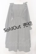 m petit by misako / チェックワンピース L グレー O-25-04-30-2183-LO-OP-IG-OS