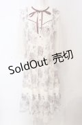 axes femme / ブーケレースワンピース  アイボリー O-25-04-30-2188-AX-OP-IG-OS