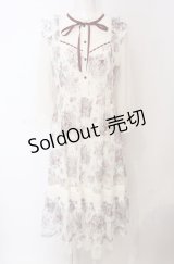 axes femme / ブーケレースワンピース  アイボリー O-25-04-30-2188-AX-OP-IG-OS