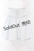 Ank Rouge / ハートベルト千鳥スカート  サックス O-25-04-30-2189-CA-SK-IG-OS