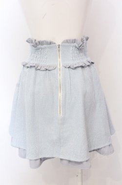 画像3: Ank Rouge / ハートベルト千鳥スカート  サックス O-25-04-30-2189-CA-SK-IG-OS