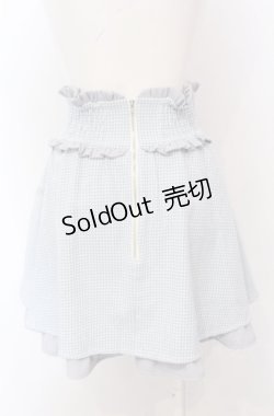 画像3: Ank Rouge / ハートベルト千鳥スカート  サックス O-25-04-30-2189-CA-SK-IG-OS