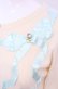 画像2: Emily Temple cute / サテンリボンニットカーディガン  アイボリー×ミント O-25-04-30-2190-ET-TO-IG-OS (2)