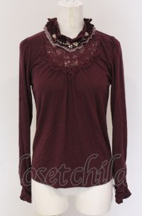 axes femme / ガーデンフリルインナー ｍ ワイン O-25-04-30-2030-AX-TO-IG-OS