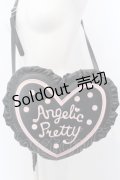 Angelic Pretty / ドットロゴハートショルダーバッグ  クロ O-25-04-30-011-AP-BG-IG-OS