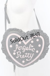 Angelic Pretty / ドットロゴハートショルダーバッグ  クロ O-25-04-30-011-AP-BG-IG-OS