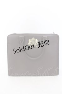 metamorphose / プレート付きBAG  ブラウン O-25-04-30-013-ME-BG-IG-OS