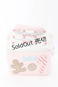 Shirley Temple / お菓子の家バッグ  ピンク×シロ O-25-04-30-015-ET-BG-OW-OS
