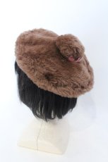 画像1: 【SALE】Shirley Temple / くましっぽベレー 56ｃｍ ブラウン O-25-04-30-019-ET-AC-OW-ZTK004 (1)