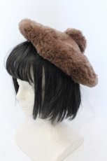 画像2: 【SALE】Shirley Temple / くましっぽベレー 56ｃｍ ブラウン O-25-04-30-019-ET-AC-OW-ZTK004 (2)
