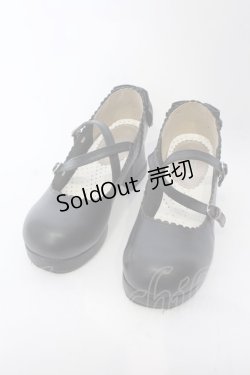 画像1: Queen Bee / クロスパンプス M クロ O-25-04-30-035-EL-SH-IG-ZT-K003