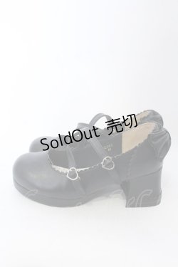 画像2: Queen Bee / クロスパンプス M クロ O-25-04-30-035-EL-SH-IG-ZT-K003