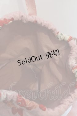 画像3: WONDERFUL WORLD / 金魚ptちりめんバッグ  ピンク O-25-05-03-003-LO-BG-OW-ZT-K021
