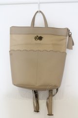 axes femme / ナイロンリュック  ベージュ O-25-05-03-005-AX-BG-OW-OS