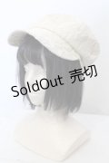 axes femme POETIQUE / プレート付きレースキャスケット 57.5ｃｍ キナリ O-25-05-03-006-AX-AC-OW-OS