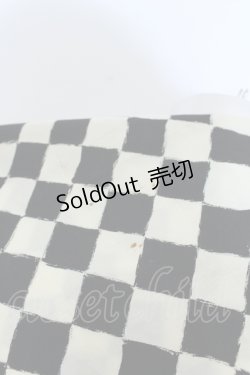 画像3: KANEKO ISAO / スカーフ  格子×花柄クロ O-25-05-03-009-EL-ZA-OW-OS
