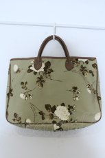 画像1: 【SALE】PINK HOUSE / 薔薇柄トートバッグ  グリーン O-25-05-03-013-LO-BG-OW-ZTK021 (1)