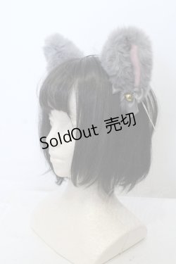 画像1: To Alice / ねこみみカチューシャ  グレー O-25-05-03-019-LO-AC-IG-ZT422-F009