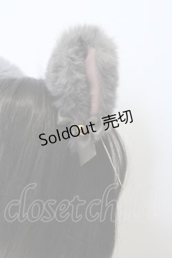 画像2: To Alice / ねこみみカチューシャ  グレー O-25-05-03-019-LO-AC-IG-ZT422-F009