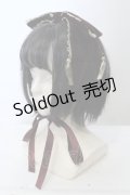 axes femme kawaii / タッセル付リボンヘッドドレス  ボルドー O-25-05-03-020-AX-AC-IG-ZT0505C