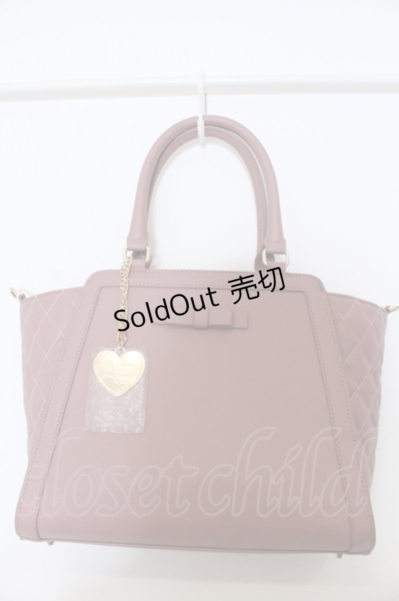 画像1: 【SALE】m petit by misako / サンリオキャラクターズ チャーム付き 2way バッグ  ピンク O-25-05-03-028-LO-ZA-IG-ZTK021 (1)
