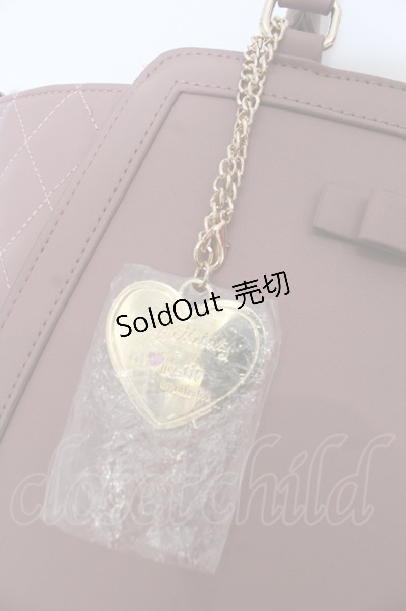 画像2: 【SALE】m petit by misako / サンリオキャラクターズ チャーム付き 2way バッグ  ピンク O-25-05-03-028-LO-ZA-IG-ZTK021 (2)