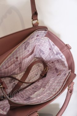 画像6: m petit by misako / サンリオキャラクターズ チャーム付き 2way バッグ  ピンク O-25-05-03-028-LO-ZA-IG-ZT-K021