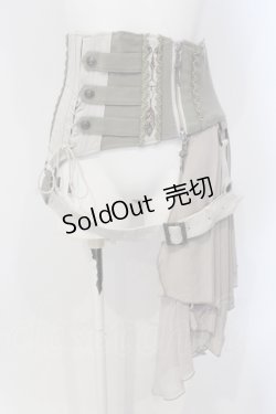 画像1: Rozen Kavalier / 2Wayベルト付コルセット  カーキグリーン×グレージュ O-25-05-05-034-OO-ZA-OW-OS