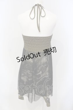 画像3: Ozz Croce / 和柄チュールランダムスカート  カーキブラウン O-25-05-05-037-OO-SK-IG-OS