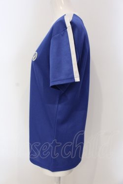 画像2: FOTUS / 胎児ロゴジャージTシャツ  ブルー O-25-05-05-041-PU-TS-IG-OS