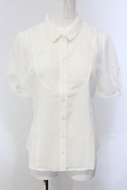 画像1: NO.S PROJECT / アコレア・ブラウス M オフシロ O-25-05-05-043-LO-BL-IG-OS