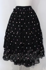 Angelic Pretty / Candy Petit Heartスカート  クロ O-25-05-05-006-AP-SK-IG-OS