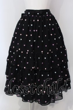 画像1: Angelic Pretty / Candy Petit Heartスカート  クロ O-25-05-05-006-AP-SK-IG-OS