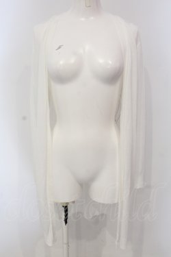 画像4: Ozz On / バックプリントカーディガン  ホワイト O-25-05-05-046-OO-TO-IG-OS