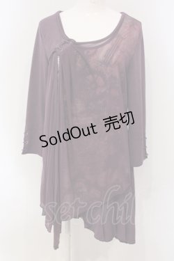 画像1: Rozen Kavalier / メッシュレイヤードチュニック  パープル O-25-05-05-048-OO-OP-IG-OS