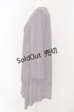 画像2: Rozen Kavalier / メッシュレイヤードチュニック  パープル O-25-05-05-048-OO-OP-IG-OS