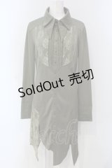 Rozen Kavalier / ダブルカラーシャツワンピース  グリーン O-25-05-05-049-OO-OP-IG-OS