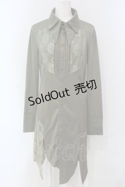 画像1: Rozen Kavalier / ダブルカラーシャツワンピース  グリーン O-25-05-05-049-OO-OP-IG-OS