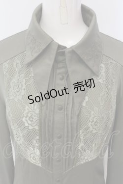 画像2: Rozen Kavalier / ダブルカラーシャツワンピース  グリーン O-25-05-05-049-OO-OP-IG-OS