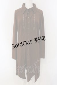 Rozen Kavalier / ダブルカラーシャツワンピース  ブラウン O-25-05-05-050-OO-OP-IG-OS