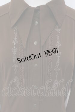 画像2: Rozen Kavalier / ダブルカラーシャツワンピース  ブラウン O-25-05-05-050-OO-OP-IG-OS