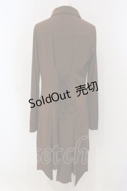 画像4: Rozen Kavalier / ダブルカラーシャツワンピース  ブラウン O-25-05-05-050-OO-OP-IG-OS