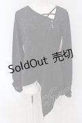 Ozz Croce / ジップ配色裏起毛クロスカットソー  グレー O-25-05-05-053-OO-TO-IG-OS