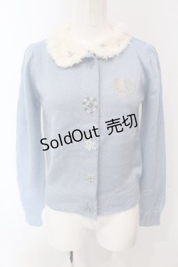 画像1: Secret Honey / カーディガン(アナと雪の女王ver.)  サックス O-25-05-05-059-CA-TO-IG-ZT205