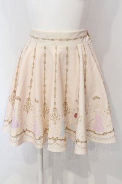 画像1: Secret Honey / ディズニーコレクション バックリボンスカート  アイボリー O-25-05-05-063-CA-SK-IG-OS