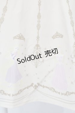 画像3: Secret Honey / ディズニーコレクション バックリボンスカート  アイボリー O-25-05-05-063-CA-SK-IG-OS