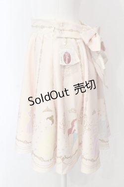 画像4: Secret Honey / ディズニーコレクション バックリボンスカート  アイボリー O-25-05-05-063-CA-SK-IG-OS