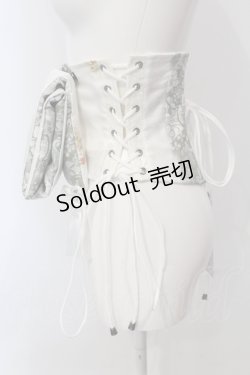 画像3: Qutie Frash / 太鼓帯コルセット  ホワイト O-25-05-05-064-QU-TO-OW-OS